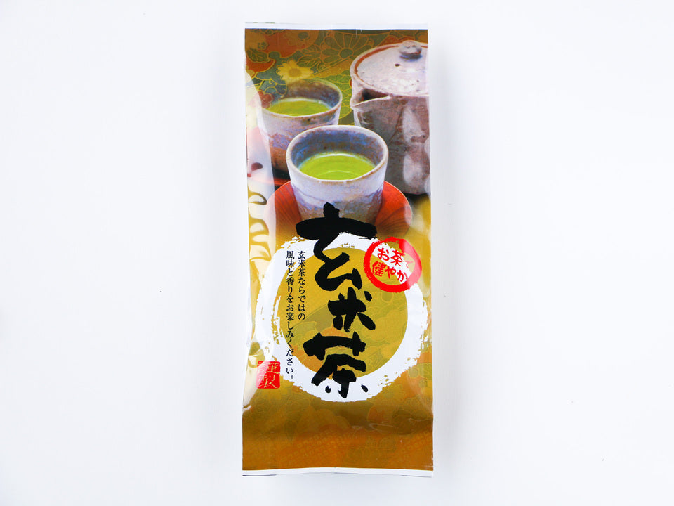 Organic Japanese Brown Rice Toasty Aroma Genmaicha with Matcha - Nakai tea farm 100g/3.5oz