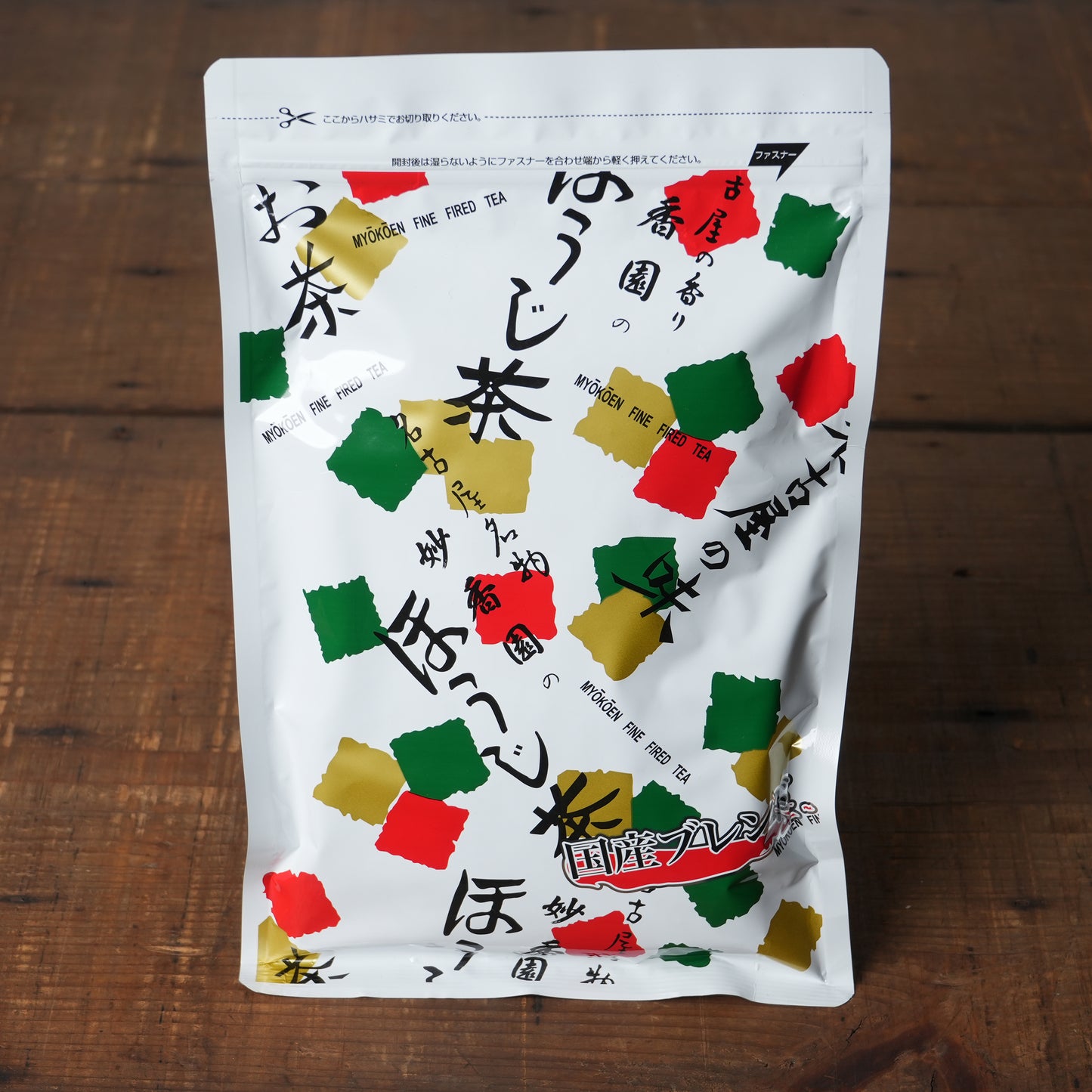Japanese Hojicha Blend – Curated Original Roasted Green Tea by Myokoen 150g/5.2oz