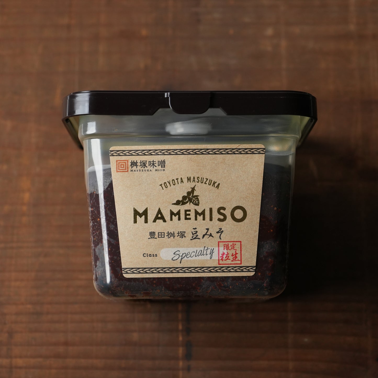 Toyota Masuzuka Specialty - Unpasteurized Mame Miso, Deep Umami Soybean Paste by Noda Miso Co. 400g/14.1oz