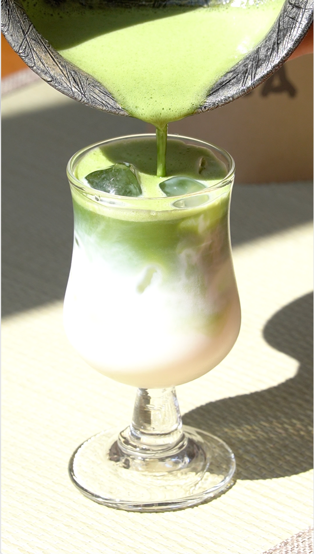 How to Make "Iced Matcha Latte"