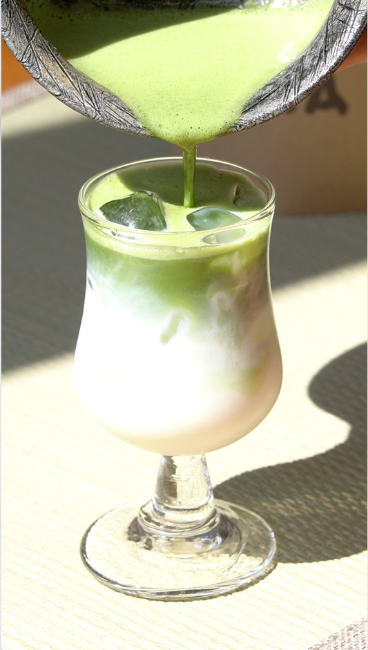 How to Make "Iced Matcha Latte"
