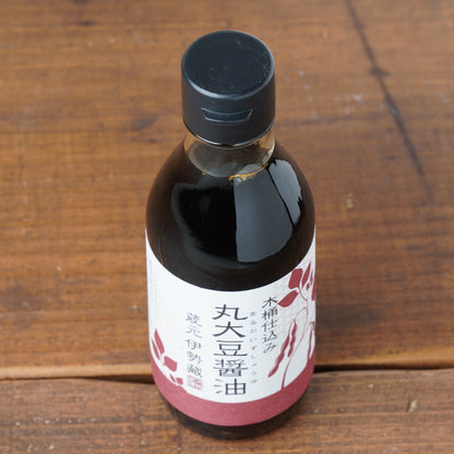 Wooden-Barrel Brewed Tamari Soy Sause – Made with Local Soybeans, Naturally Fermented for a Bright Color and Smooth Texture 6.8oz/200ml