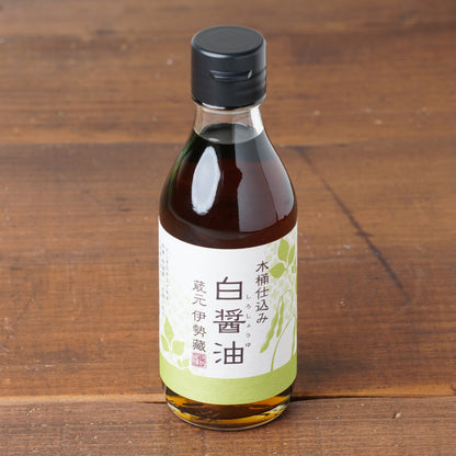 Wooden-Barrel Brewed White Soy Sause – Mellow, Bright, with a Soft Wheat Aroma 6.8oz/200ml