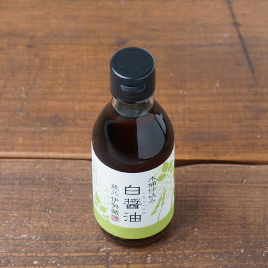 Wooden-Barrel Brewed White Soy Sause – Mellow, Bright, with a Soft Wheat Aroma 6.8oz/200ml