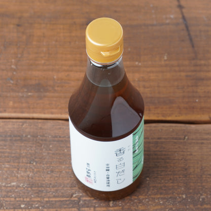 Aromatic Shiro Dashi –  White Broth Made with Wooden-Barrel White Soy & Sōda Katsuobushi 12.2floz/360ml